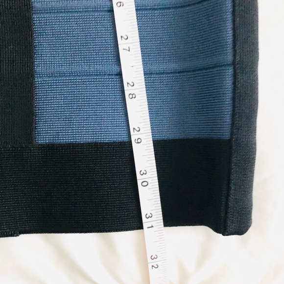 Herve Léger Deidre Colorblock Bandage Dress XS - Picture 8 of 8